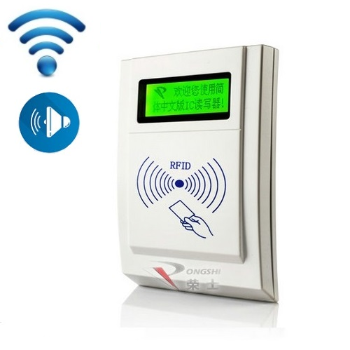 液显IC卡NFC网络读卡器IC-14 (支持WIFI、中文语音播报)